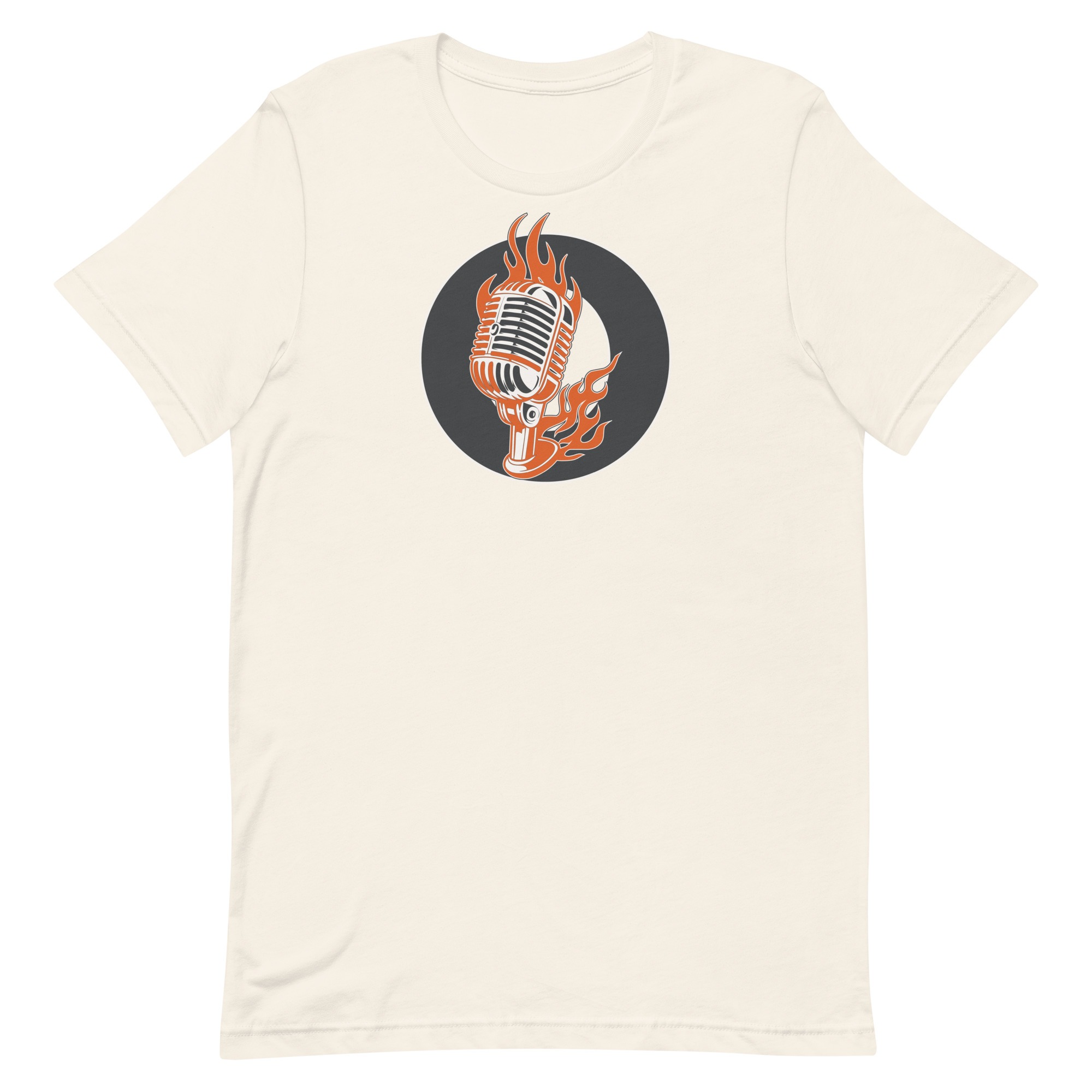 OZZz Signature Flame Mic Tee – White